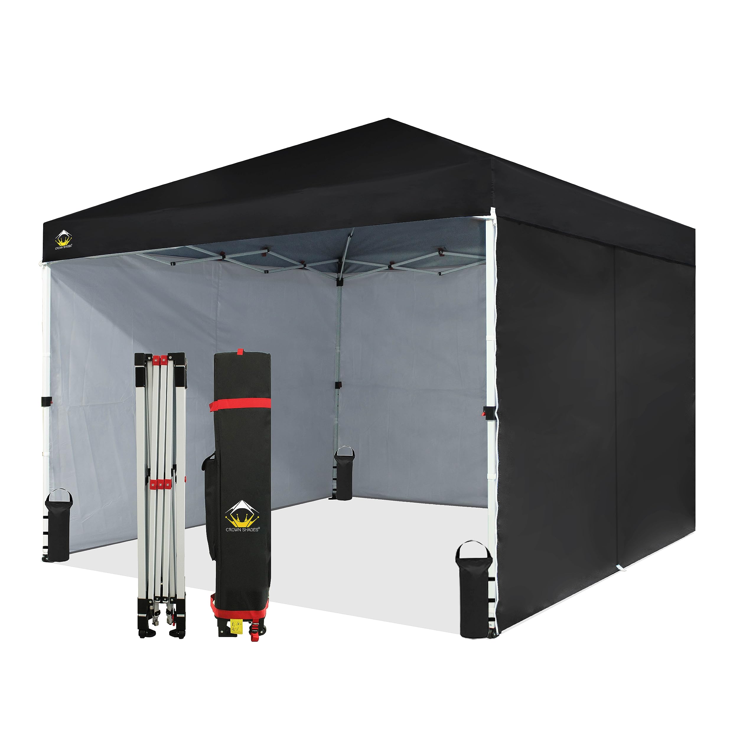 10x10 Instant Pop Up Canopy Tent with Sidewalls - Outdoor Events & Markets