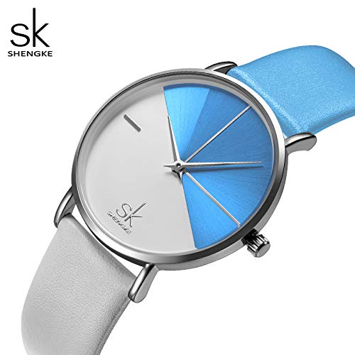 Elegant Genuine Leather Women's Watch - Simple Creative Business Wristwatch for Ladies | Perfect for Office, Formal Events & Everyday Wear