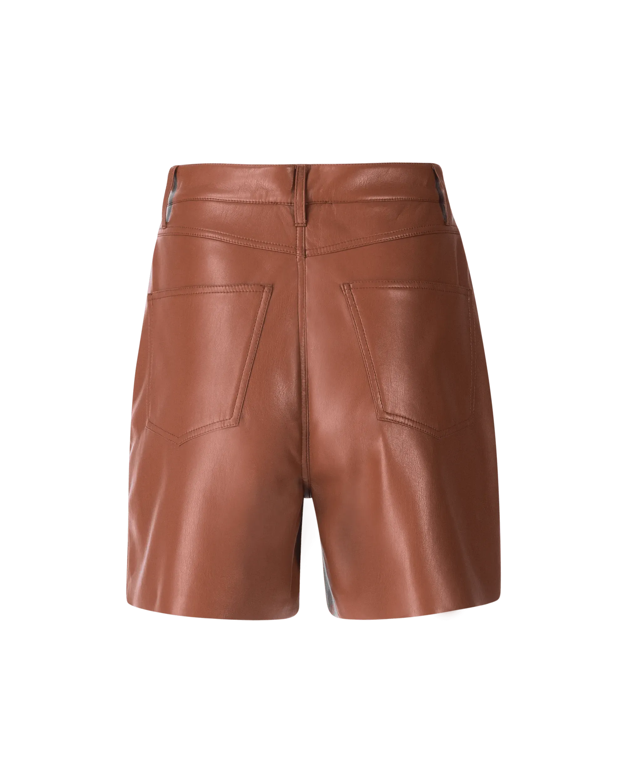 Leana Vegan Leather Shorts - Women's High Waisted Faux Leather Shorts for Casual & Night Out | Perfect for Parties, Clubbing, and Summer Outfits