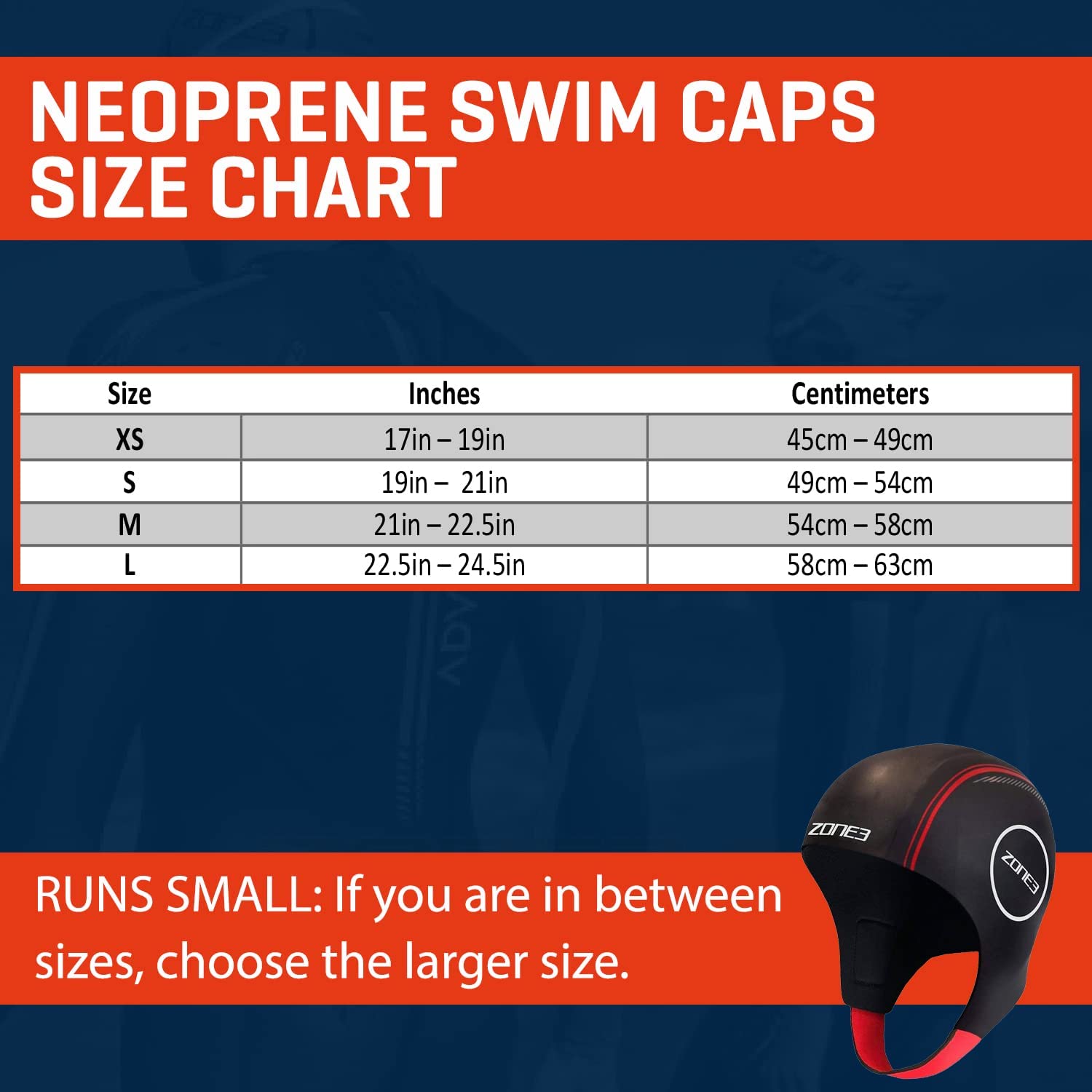 4mm Neoprene Swim Cap for Adults - Waterproof & Warm Swimming & Triathlon Gear - Ideal for Pool, Open Water & Cold Weather Training