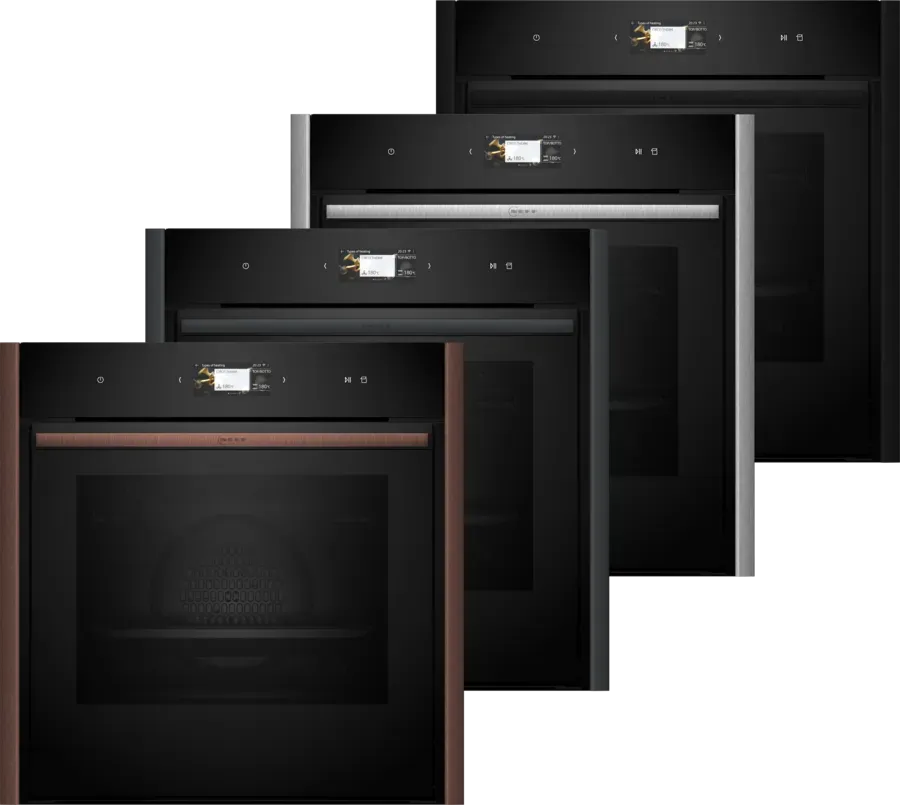 Neff Flex Design 60cm Built-In Steam Oven N90 B69FS5CY0A - Perfect for Modern Kitchens, Baking & Healthy Cooking