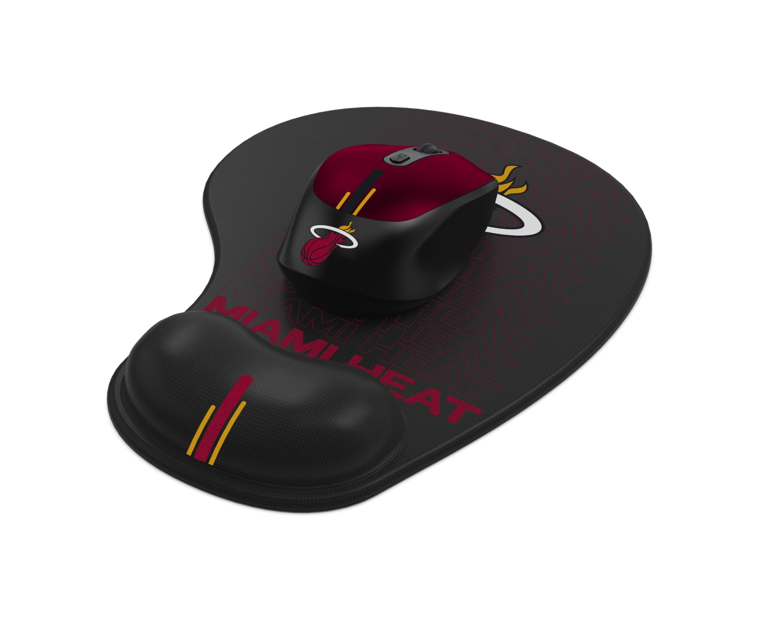 SOAR NBA Wireless Mouse and Mouse Pad Set - Ergonomic Gaming Mouse with RGB Lights, Compatible with PC/Mac - Perfect for Gaming, Office Work, and NBA Fans