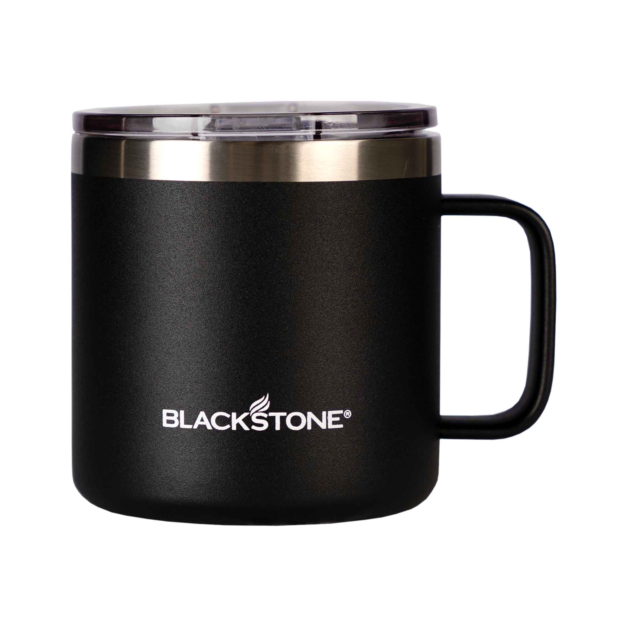 Blackstone Insulated Mug - 20oz Stainless Steel Vacuum Travel Tumbler with Lid, Leak-Proof & Sweat-Proof - Keeps Drinks Hot/Cold for Hours - Perfect for Coffee, Tea, Camping, Office & Outdoor Activities