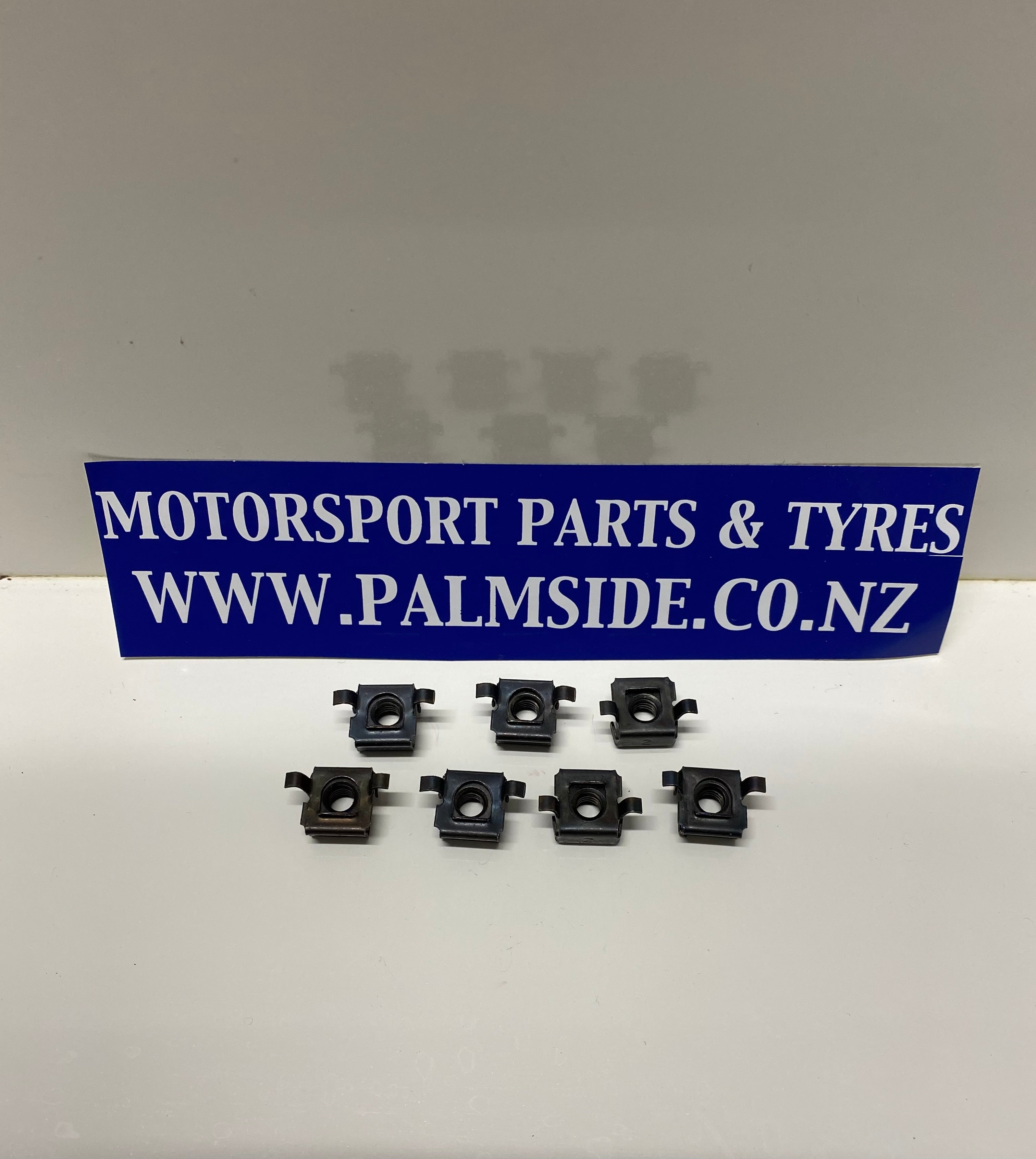 MK2 Escort Dashboard Captive Nuts - Set of 7 (Part #1312) | Durable Fasteners for Car Interior Repair & Restoration | Perfect for Classic Vehicle Maintenance & DIY Projects