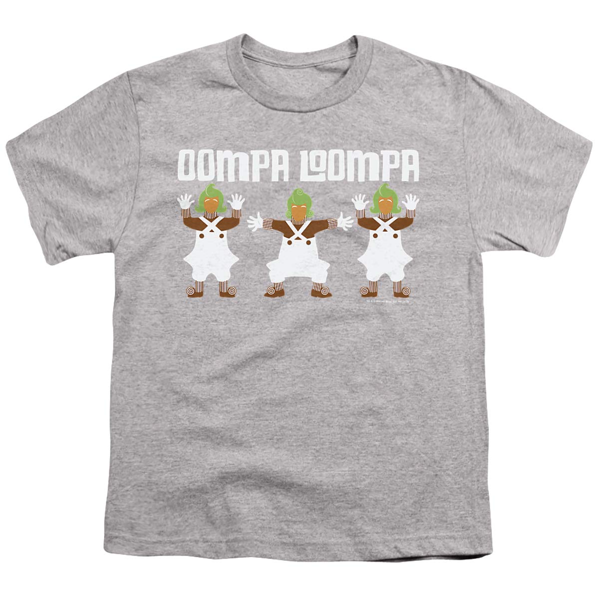 Willy Wonka and The Chocolate Factory Oompa Loompa Unisex Youth T-Shirt | Kids Movie Character Tee | Perfect for Halloween Costumes, Birthday Parties & Fan Gifts