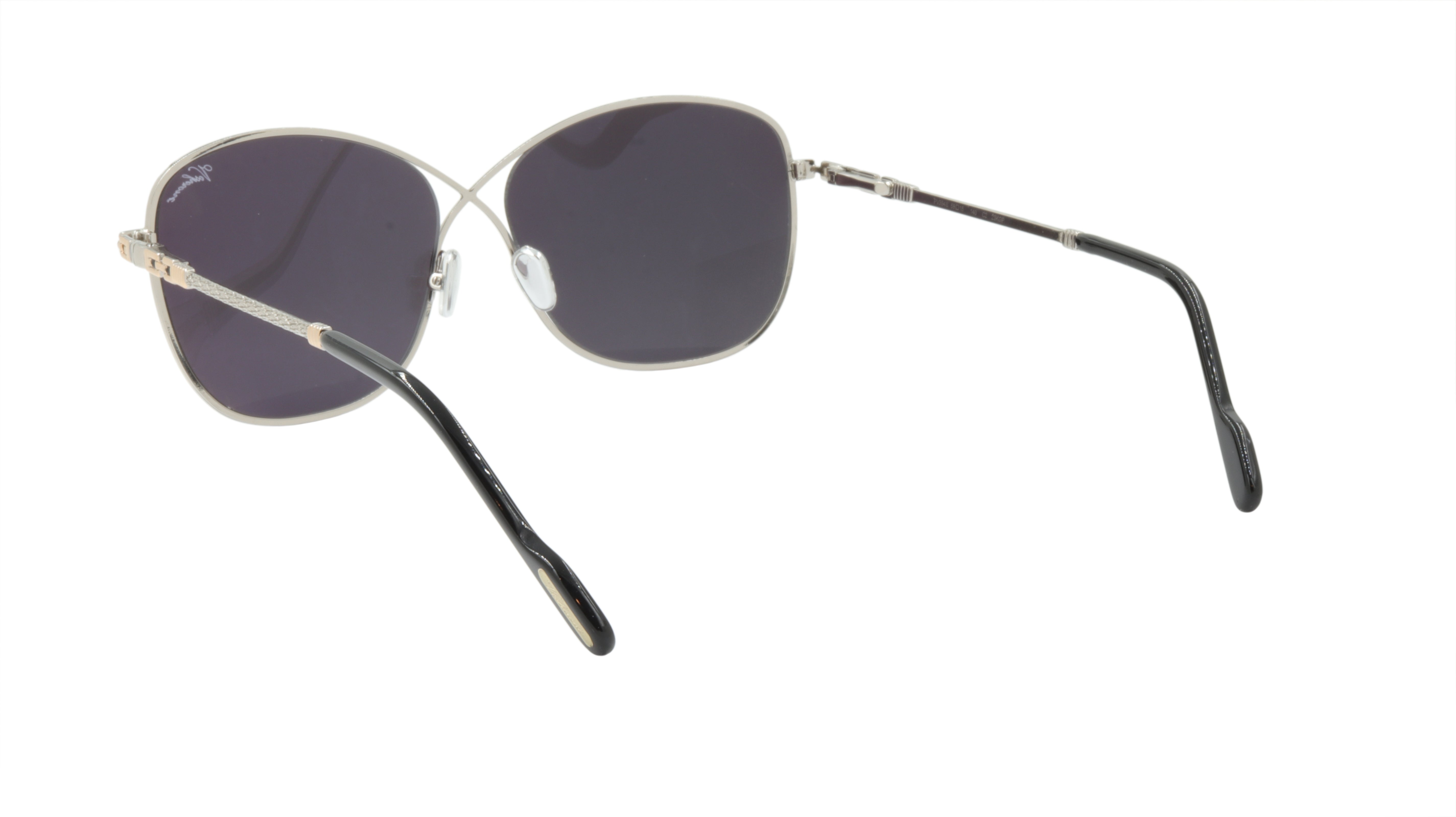 Paul Vosheront Gold Plated Metal Acetate Sunglasses - PV394S C2 Mirror Lens Italian Design for Men & Women | Perfect for Driving, Beach & Outdoor Fashion