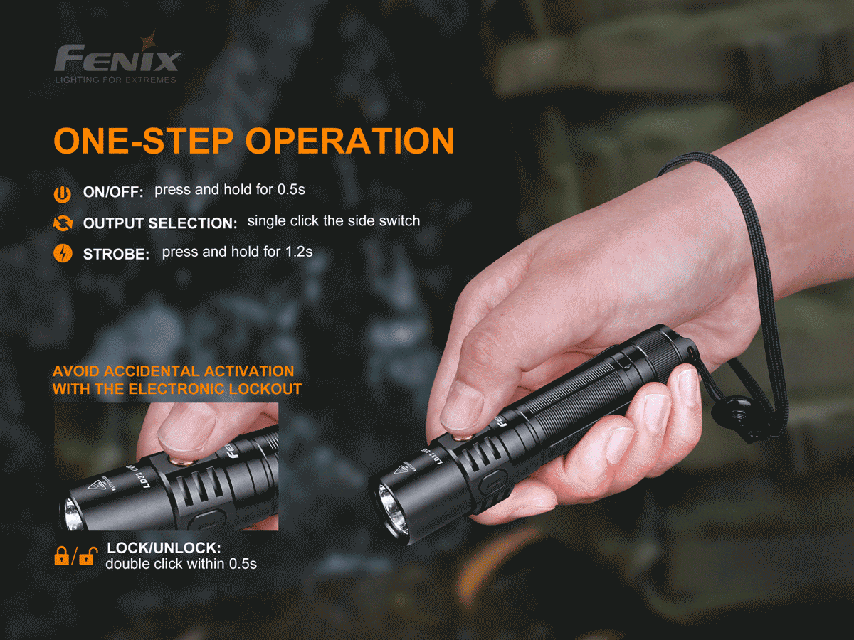 Fenix LD32 UVC Disinfecting Flashlight - Portable UV Sanitizer for Home, Travel & Outdoor Use (Discontinued Model)