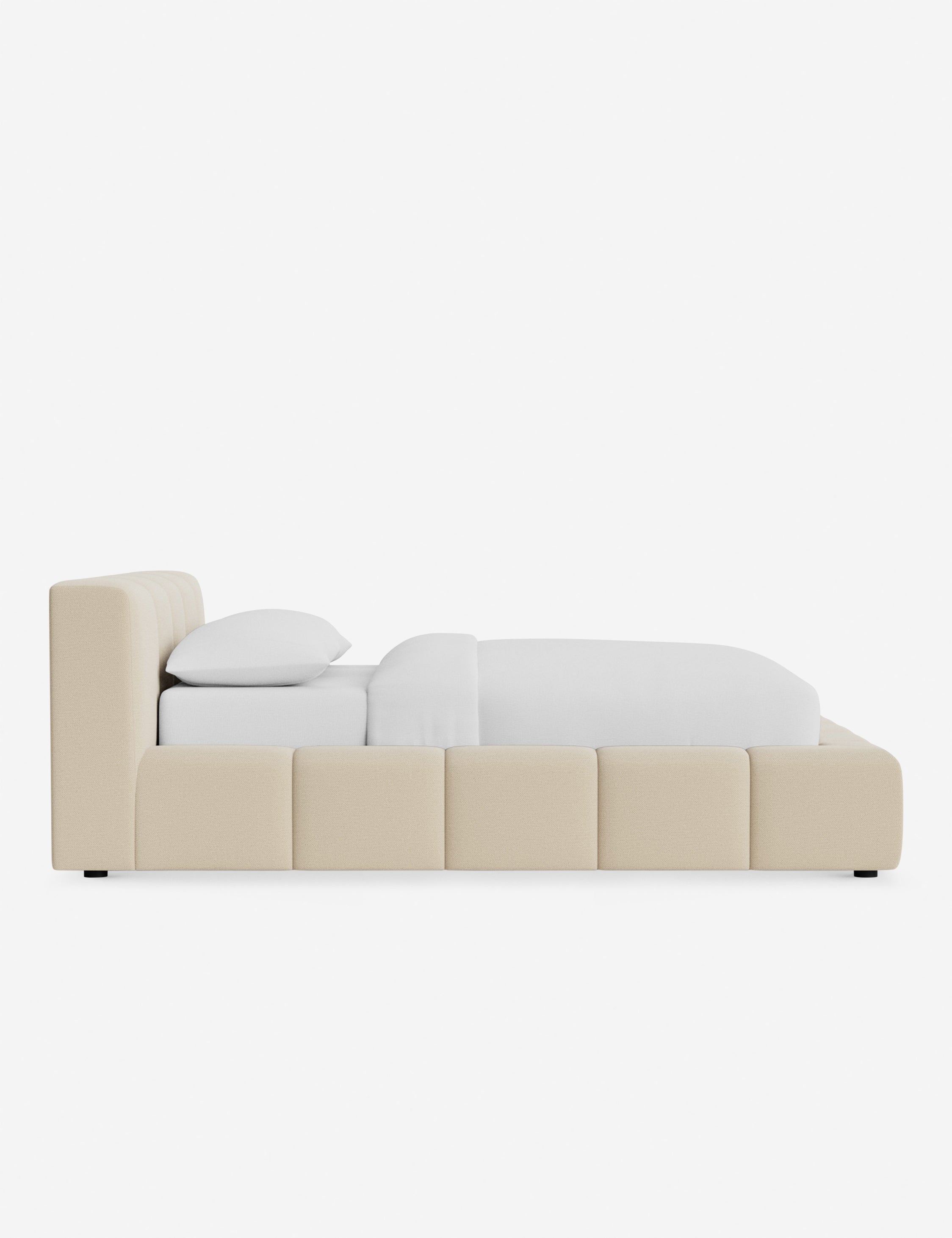 Cambry Platform Bed Frame - Modern Wooden Bed with Headboard & Storage, Queen Size, Easy Assembly - Perfect for Bedrooms, Guest Rooms & Small Apartments