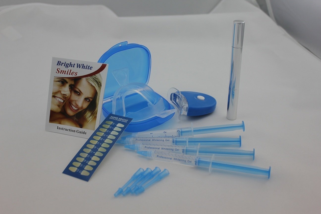 Professional Teeth Whitening Kit with LED Light - At-Home Teeth Whitening System for Brighter Smile | Perfect for Daily Use, Travel & Special Occasions