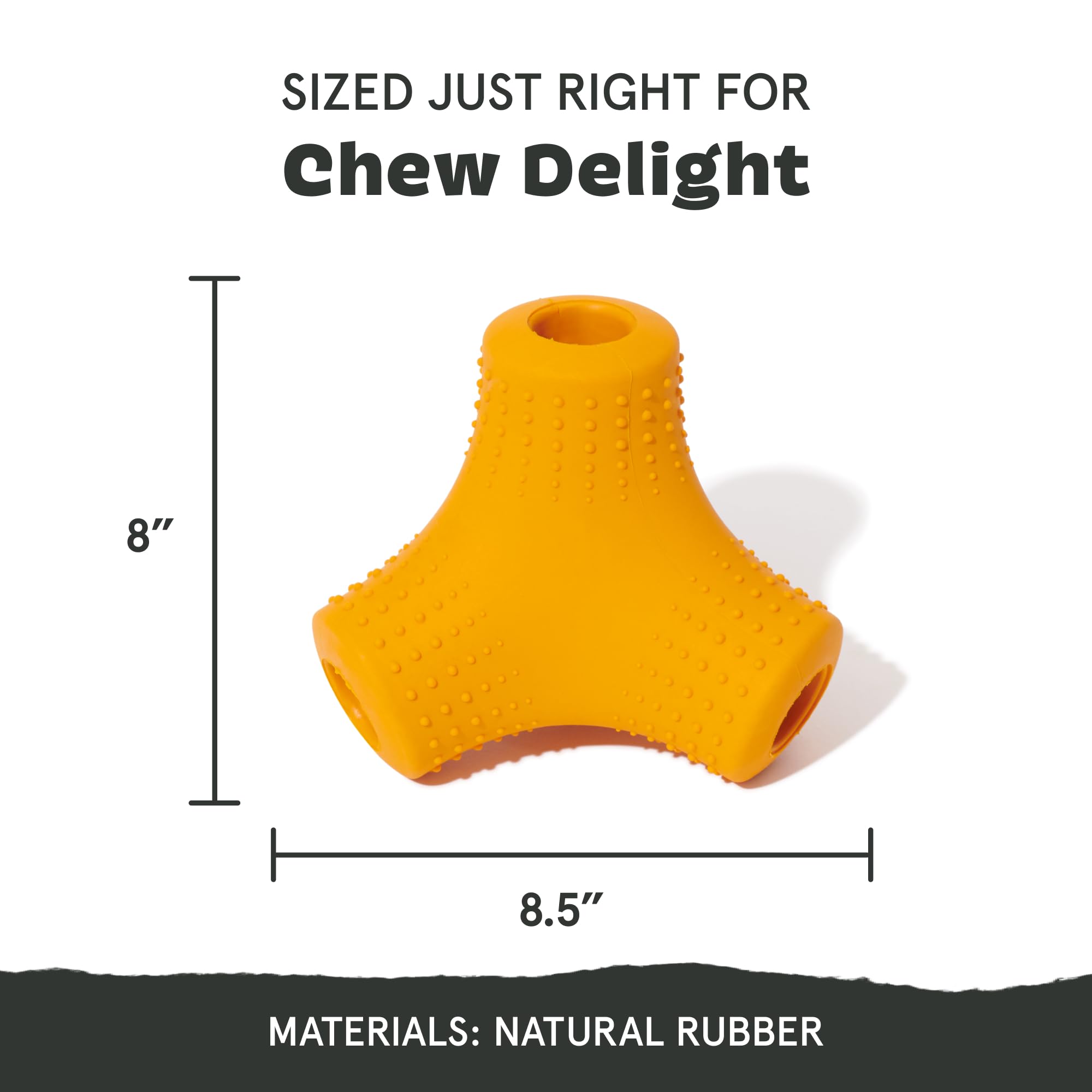 BARK Coral Teef Dog Toy - Durable Chew Toy for Aggressive Chewers | Wacky Bounce Design | Interactive Play & Dental Health | Perfect for Large Dogs & Strong Chewers | Indoor & Outdoor Use