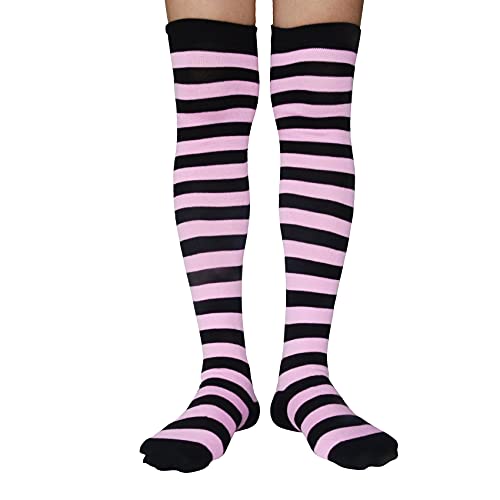 Black and Pink Striped