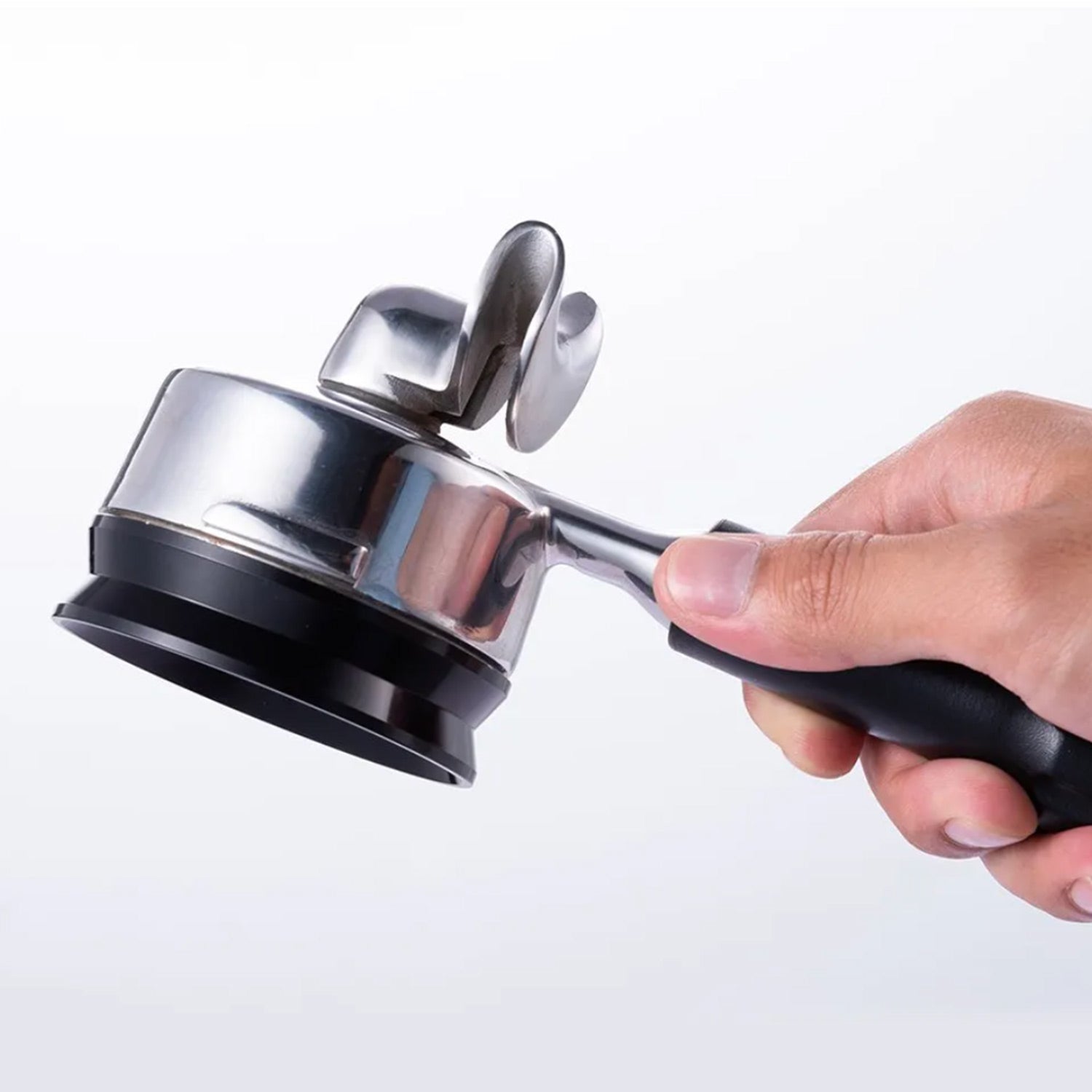 I.XXI 58mm Magnetic Dosing Funnel - Black | Premium Stainless Steel Herb Grinder Accessory for Easy & Mess-Free Loading | Perfect for Kitchen, Cooking, Baking & Cannabis Use