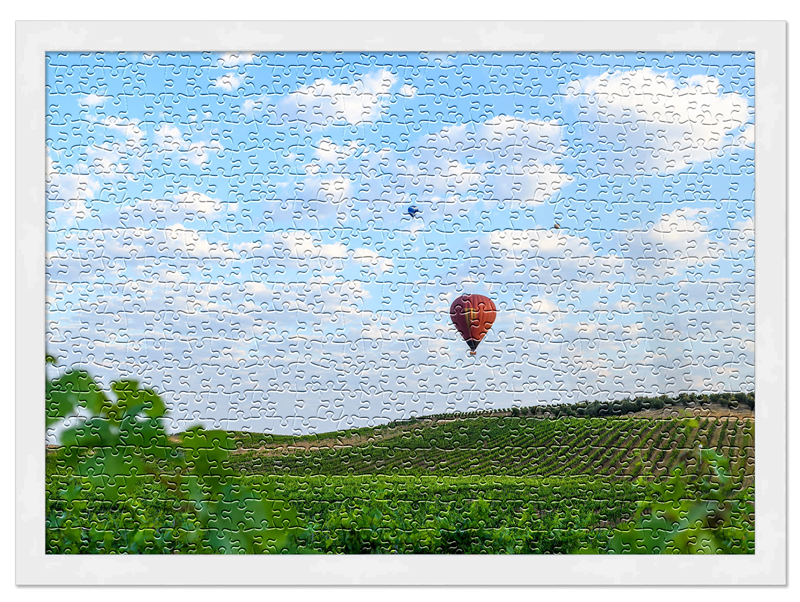CountryArtHouse 24x32 Inch Puzzle Frame Set - White Wood Frame with Peel & Stick Puzzle Glue Sheets, Acrylic Front & Foam Backing Board - Perfect for Displaying Jigsaw Puzzles as Wall Art in Living Rooms, Bedrooms or Offices
