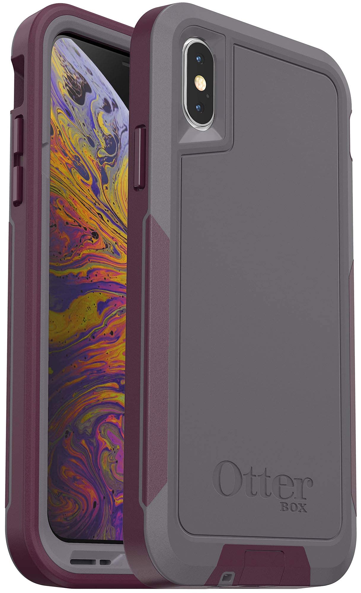 OtterBox Pursuit Series Rugged Protective Case for iPhone Xs & iPhone X - Shockproof & Drop Proof Phone Cover (Non-Retail Packaging) - Perfect for Outdoor Adventures, Hiking & Extreme Sports