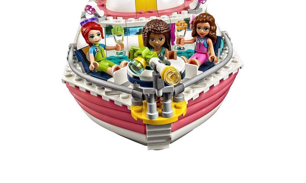 LEGO Friends Rescue Mission Boat 41381 - 908-Piece Building Kit with Mini Dolls, Narwhal Figure & Treasure Box | Creative STEM Toy for Kids Ages 6+ | Perfect for Ocean-Themed Play, Birthday Gifts & Imaginative Adventures
