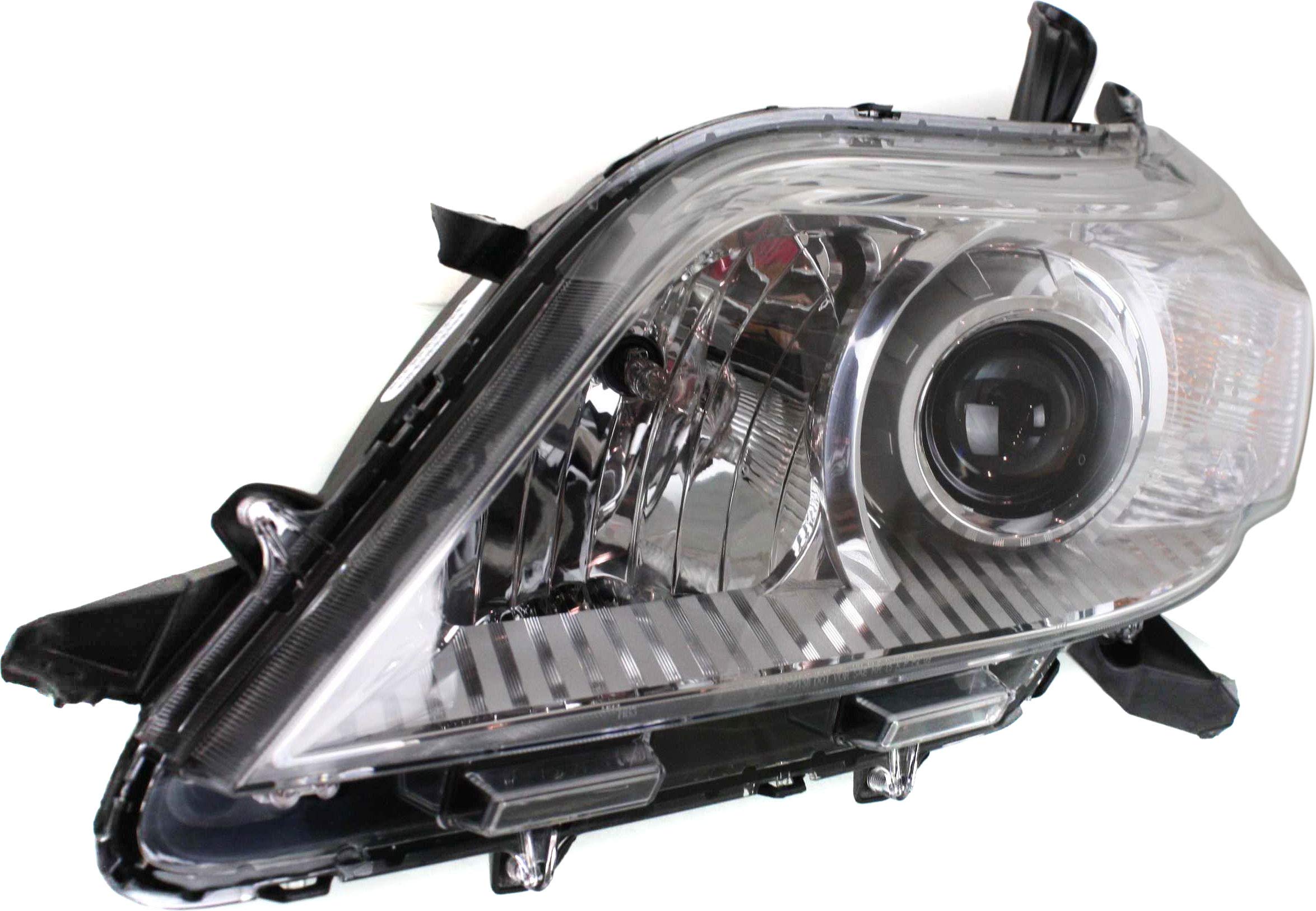 Evan Fischer Driver Side Headlight Assembly for Toyota Sienna 2011-2020 - Halogen Headlamp with Bulbs, CAPA Certified, Replacement for Non-LED DRL Models (Part# 8115008032) - Perfect for Night Driving and Vehicle Safety Upgrades