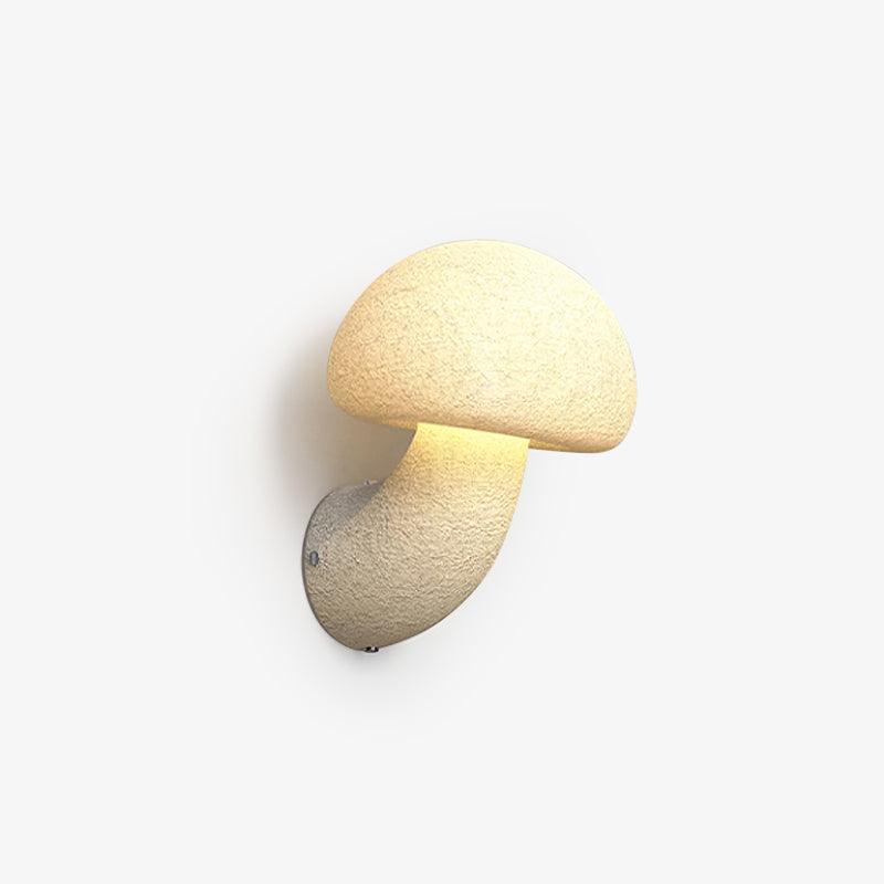 Mushroom Resin Wall Lamp - Handmade Boho Decor for Bedroom, Living Room & Nursery - Unique Night Light for Kids & Adults - Perfect for Cozy Home Ambiance