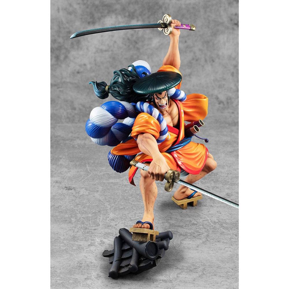 Megahouse Portrait of Pirates One Piece Warriors Alliance Oden Kozuki Action Figure - Multiple Colors (MH71623) | Anime Collectible for Display & Gift