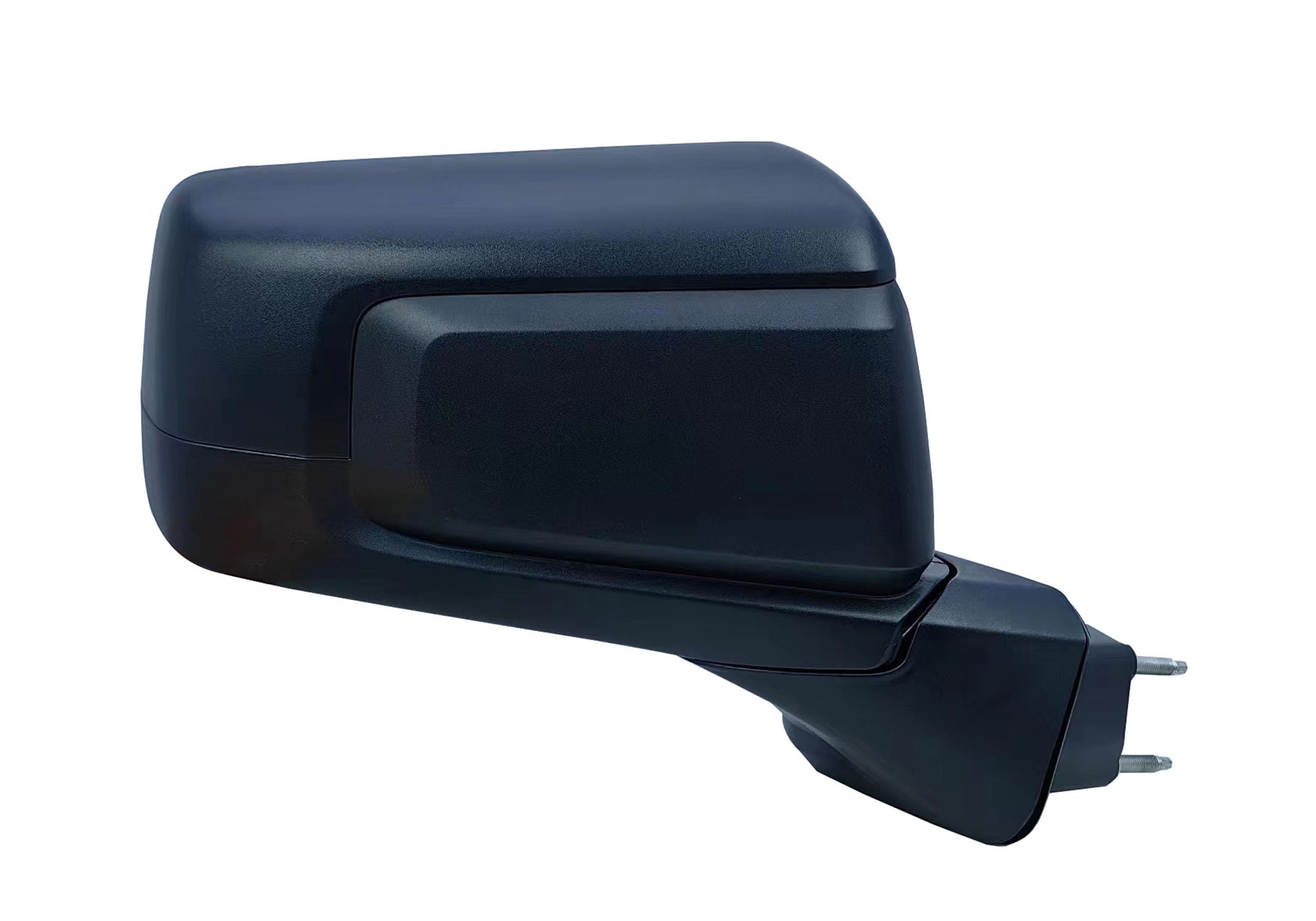 Chevrolet Silverado 1500 Passenger Side Mirror (2019-2024) - Textured Back Cover, Power Heated Glass, Manual Folding, Blind Spot & Temperature Indicator - Perfect for Winter Driving & Enhanced Safety