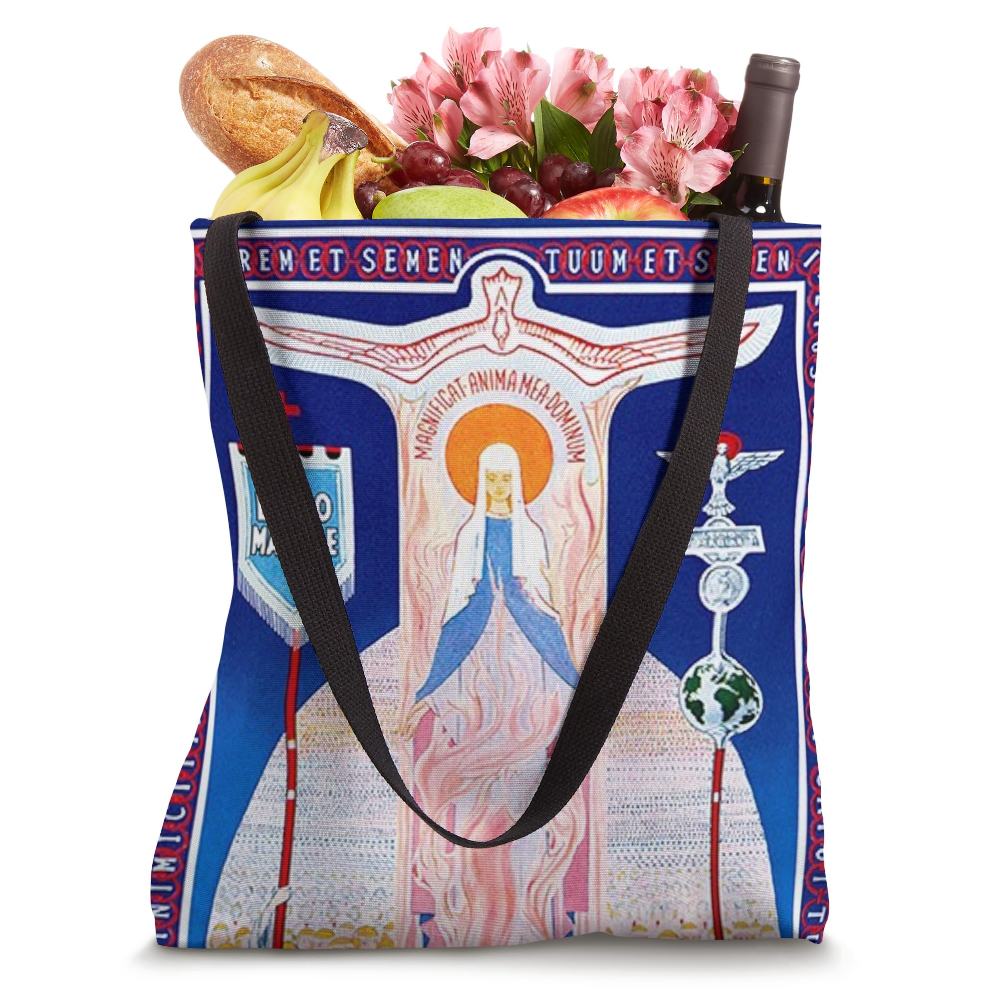 Legion of Mary Tote Bag - Durable Canvas Tote with Religious Design - Perfect for Church, Grocery Shopping & Everyday Use