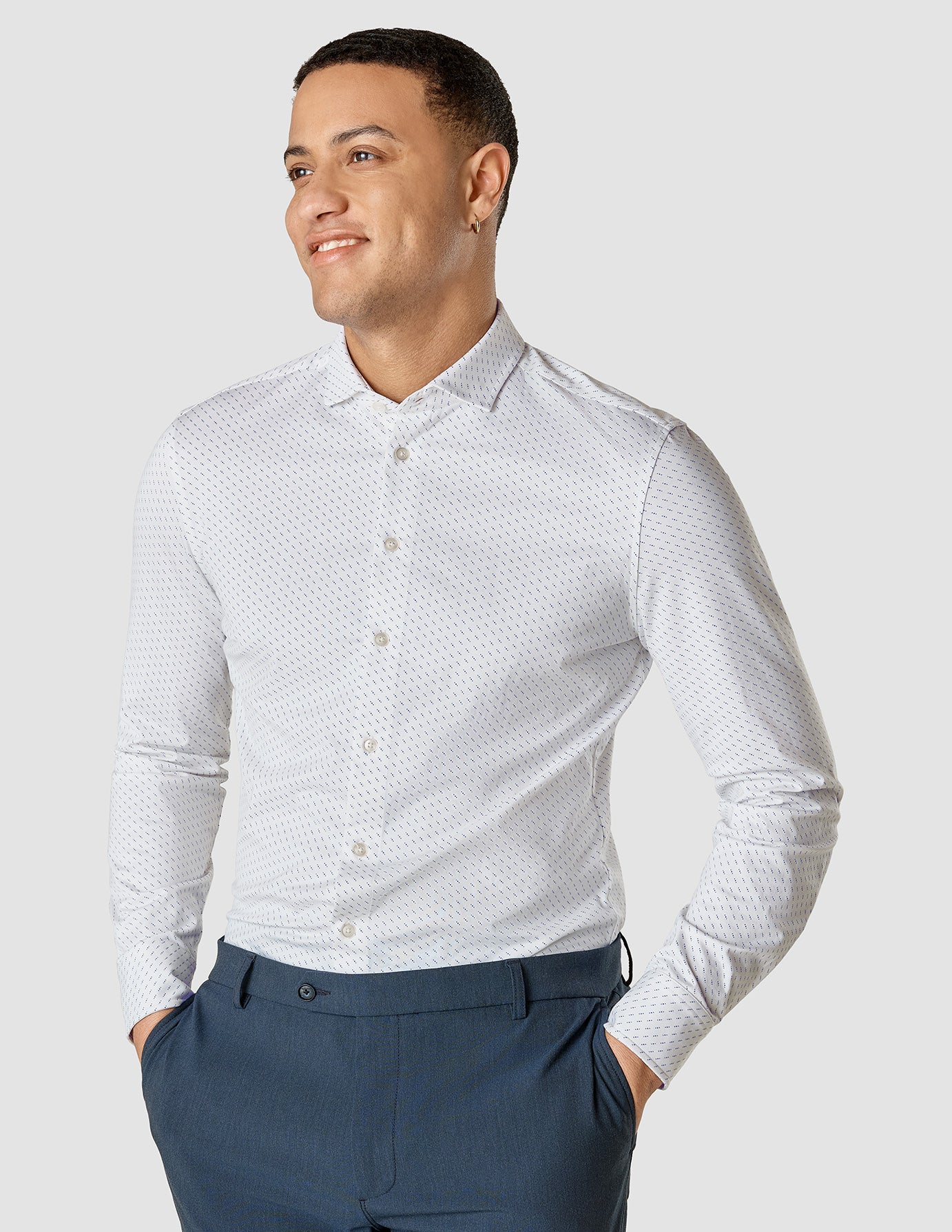 Classic Slim Fit Misty Shirt for Men - Stylish Casual & Office Wear - Perfect for Business Meetings, Dates, and Everyday Outfits