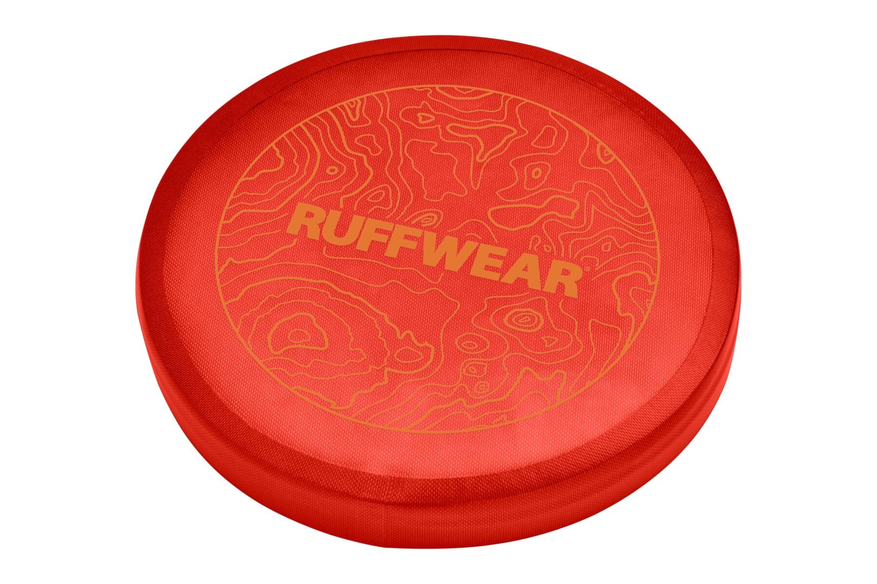 Ruffwear® Camp Flyer Disco Dog Bowl - Red Sumac - Durable & Non-Slip Pet Food Dish for Camping, Hiking & Outdoor Adventures