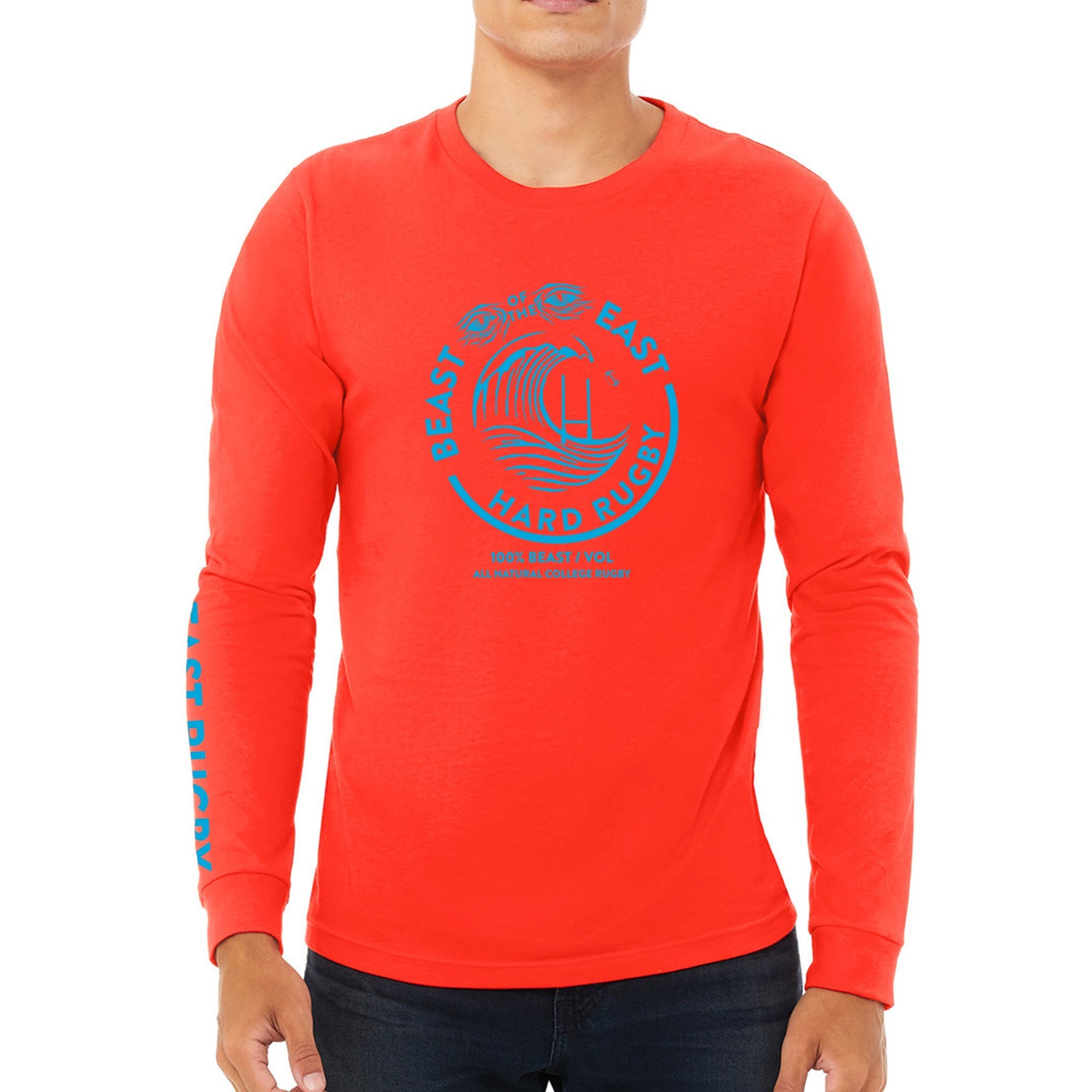 BOE 2022 Long Sleeve Rugby T-Shirt for Men - Durable & Comfortable Rugby Jersey for Training, Matches & Casual Wear