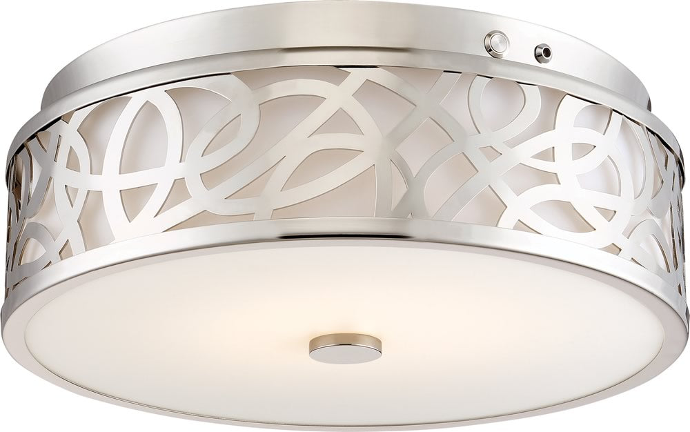 14W LED Vanity Light Fixture - Brushed Nickel Finish for Bathroom, Bedroom, or Dressing Room Mirror Lighting