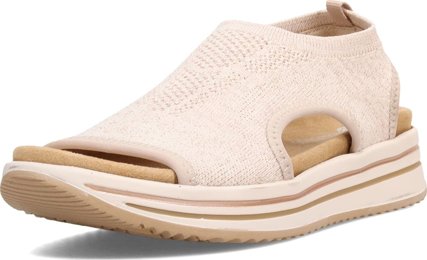 Rieker Women's R2955-32 Comfortable Light Rose Mary Jane Shoes for Work & Casual Wear | Slip-Resistant & Cushioned for All-Day Comfort