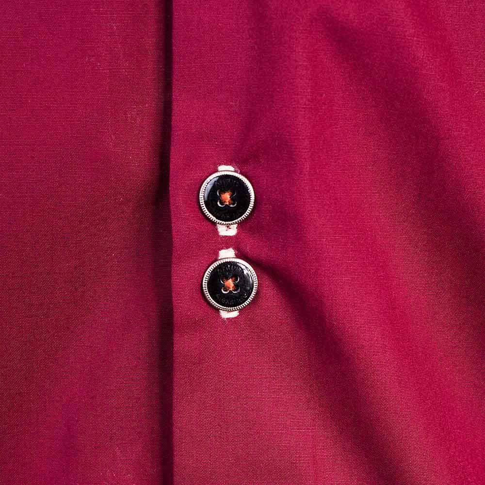 Premium Maroon & Tan Metallic Designer Dress Shirts for Men - 100% Made in USA - Perfect for Business Meetings, Weddings & Formal Events