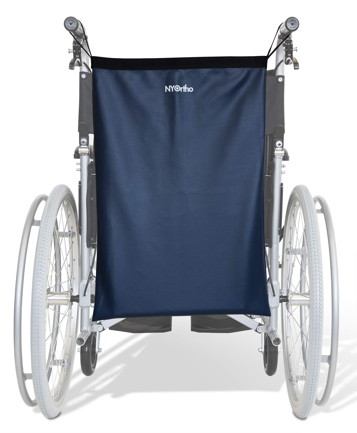 NYOrtho Wheelchair Foot Rest Extender with Elevating Leg Pad - Adjustable Quick-Release Strap for 22