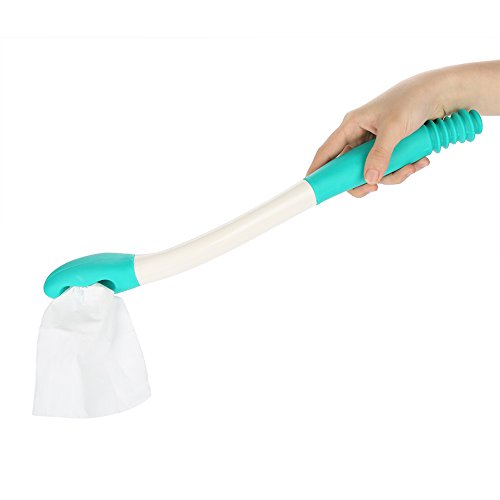 Self Wiping Aid Tool - Long Reach Bottom Wiper with Tissue Grip Handle for Easy Personal Hygiene | Ideal for Elderly, Disabled & Post-Surgery Care at Home