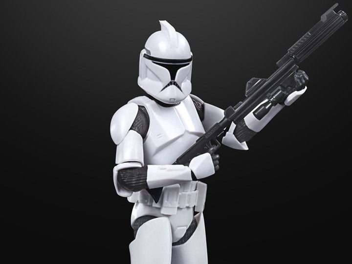 Star Wars The Black Series Clone Trooper Action Figure (The Clone Wars) - Collectible Toy for Fans, Display & Role Play
