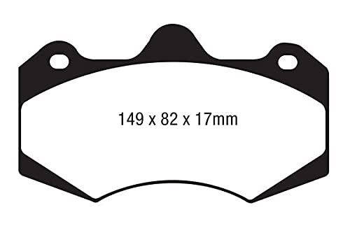 EBC Brakes DP5062NDX Blue Stuff NDX High-Performance Brake Pads for Racing & Street Use – Perfect for Track Days, Daily Driving & Aggressive Braking Scenarios