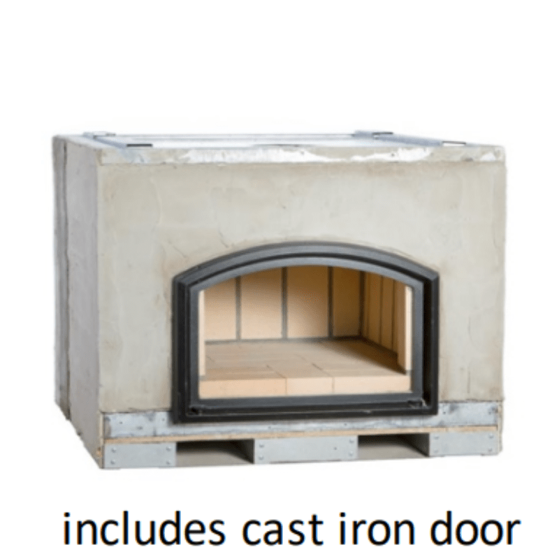 Round Grove STAX Mini Outdoor Fireplace & Pizza Oven Combo - Portable Backyard Fire Pit for Camping, Patio, and Garden Gatherings