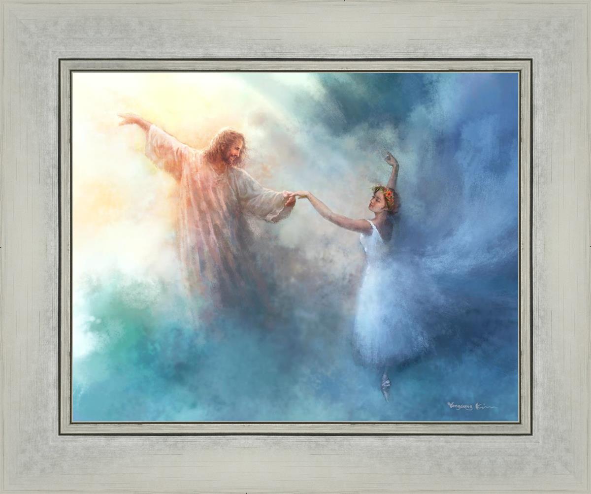 A Pas De Deux By Yongsung Kim - Ballet Dance Art Print - Elegant Wall Decor for Home, Office & Dance Studios