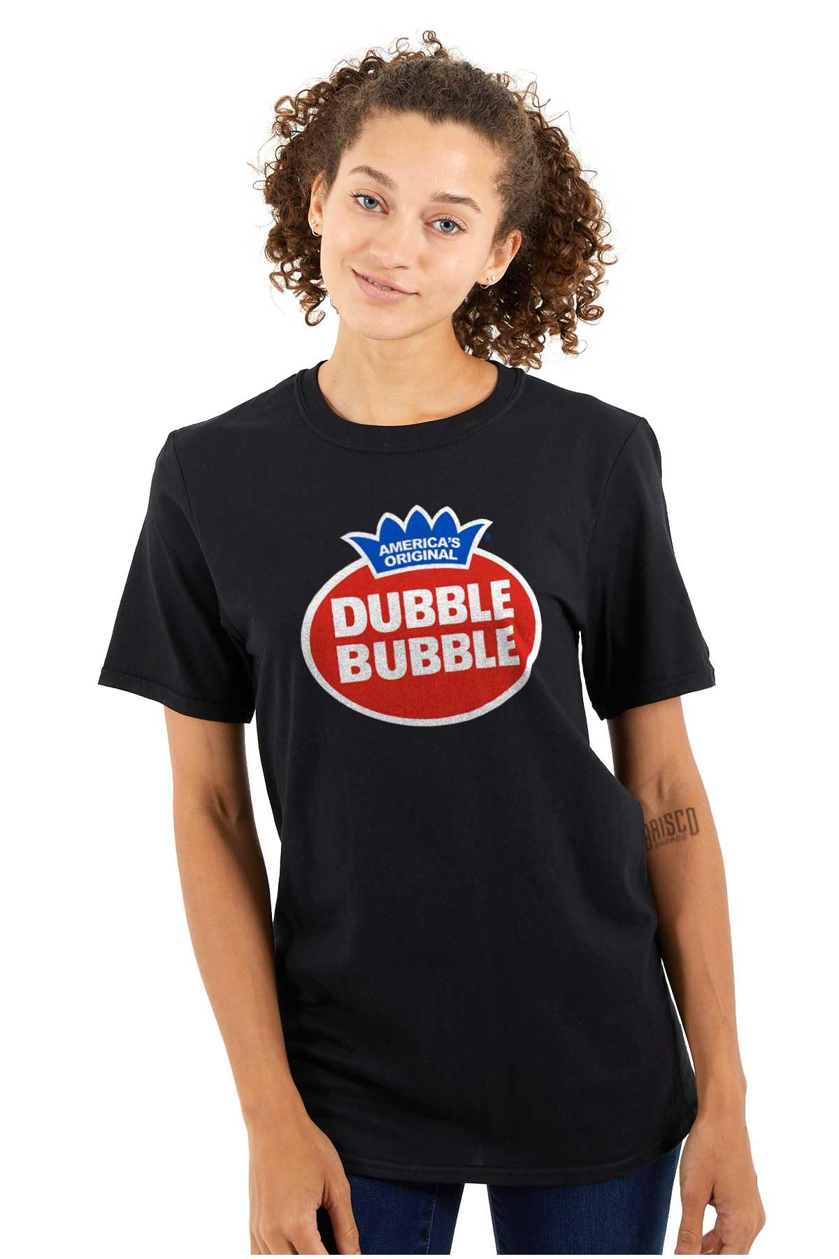 Vintage Dubble Bubble Gum Double Logo Graphic T-Shirt for Men & Women - Casual Retro Style Tee for Everyday Wear, Parties, and Nostalgic Fashion