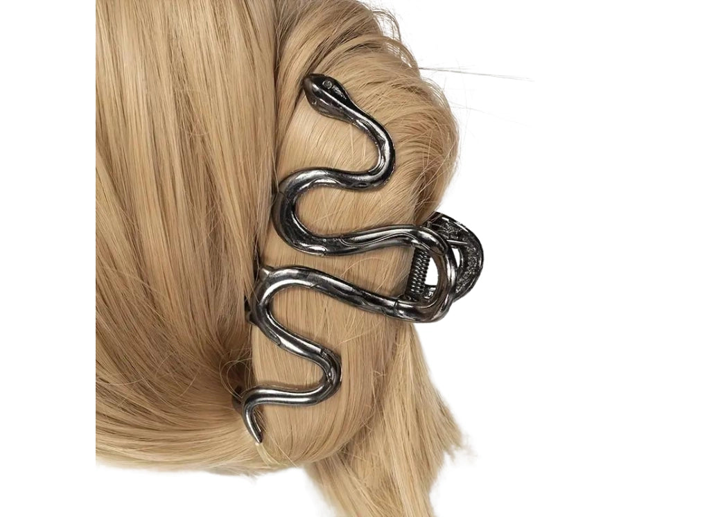 Snake Hair Claw Clip for Women - Large Hair Clips for Thick Hair - Non-Slip Hair Accessories for Ponytail, Bun & Updo Hairstyles - Perfect for Work, Party & Everyday Use
