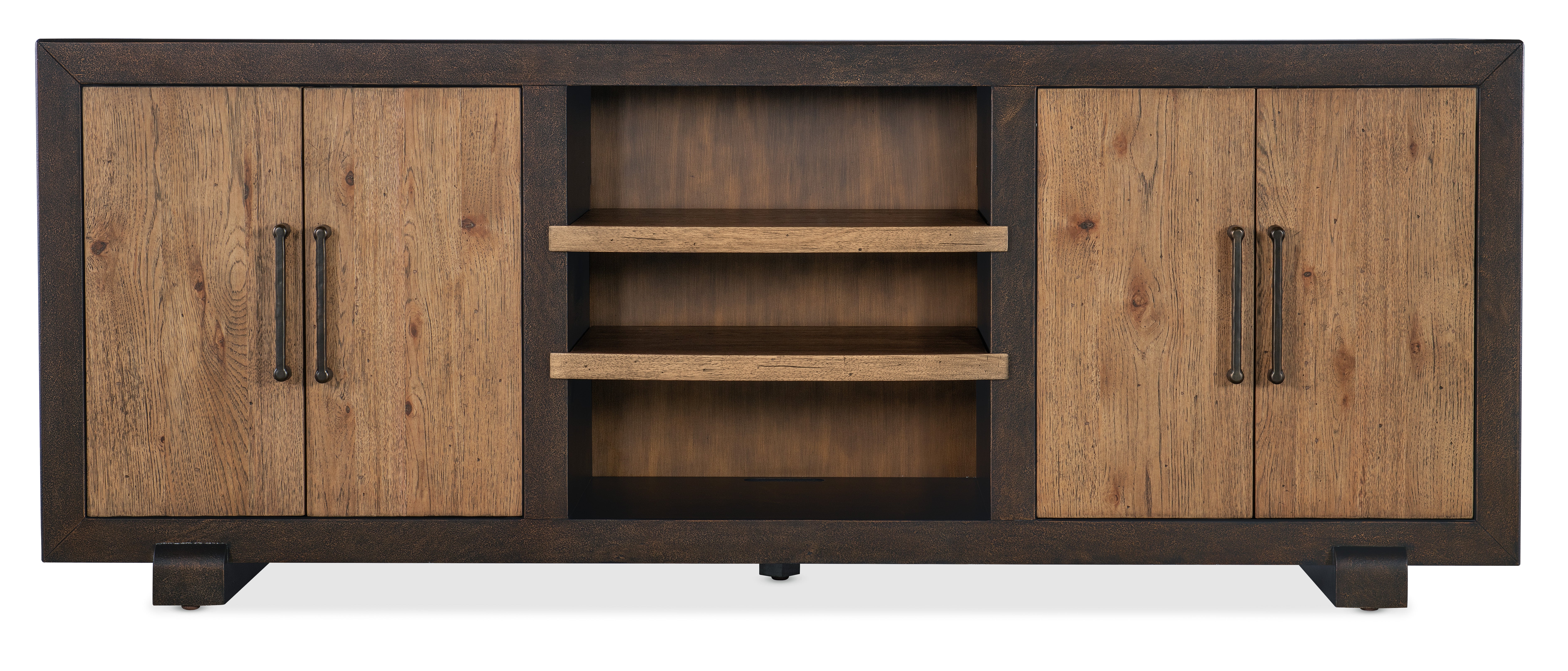 Big Sky Entertainment Console - Modern TV Stand with Storage for Living Room, Bedroom & Home Theater - Perfect for Organizing Media & Electronics