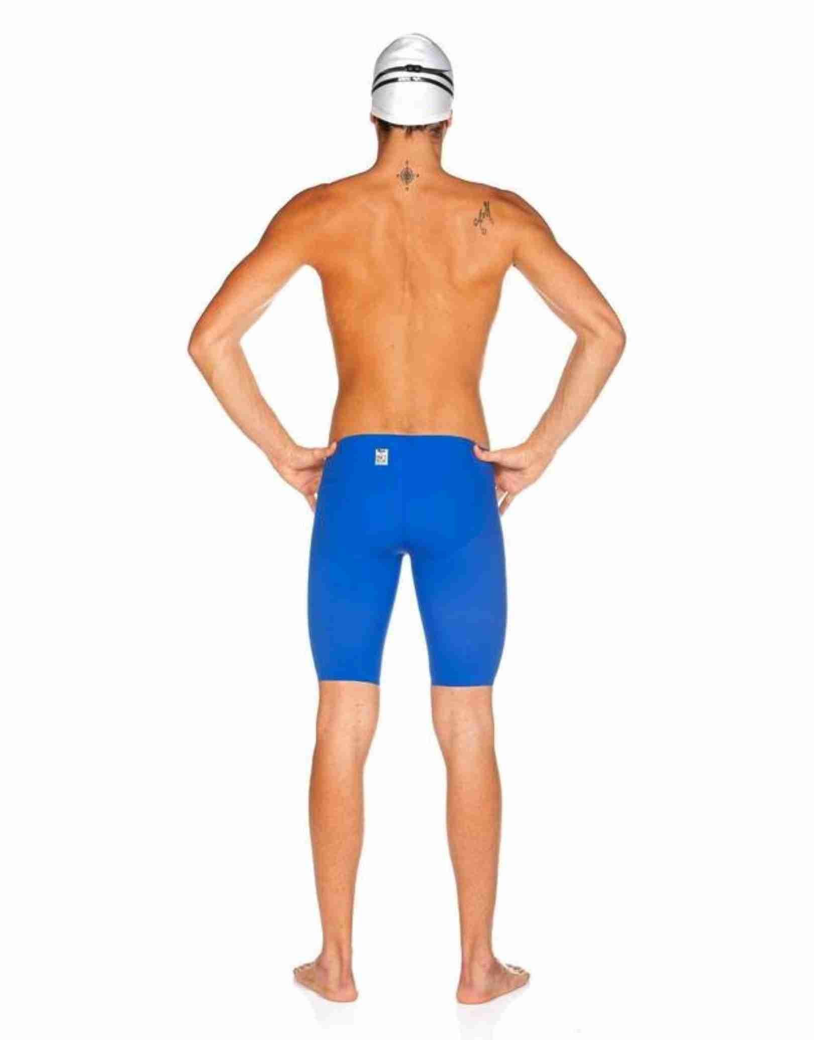 Powerskin Carbon Air 2 Jammer - High Performance Swim Jammer for Competitive Swimmers - Blue & Grey - Ideal for Training, Racing & Triathlons