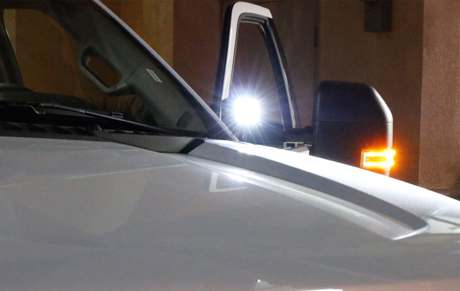 40W CREE LED Pods with Universal A-Pillar Hinge Bracket & Wiring Kit - Waterproof Off-Road Lights for Trucks, Jeeps, SUVs - Perfect for Night Driving, Camping, and Off-Road Adventures