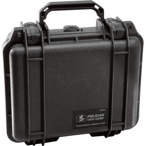 Pelican 1200 Protective Case with Foam Insert - Waterproof, Dustproof & Crushproof Hard Case for Camera, Electronics & Tools (Black) - Ideal for Travel, Outdoor Adventures & Equipment Storage