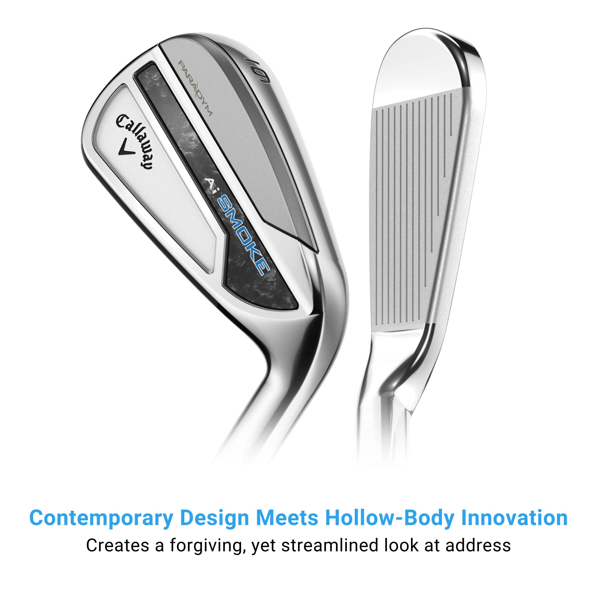 Callaway Golf Paradym AI Smoke Individual Iron - Premium Forged Golf Club for Men & Women | Perfect for Driving Range, Course Play & Tournament Performance