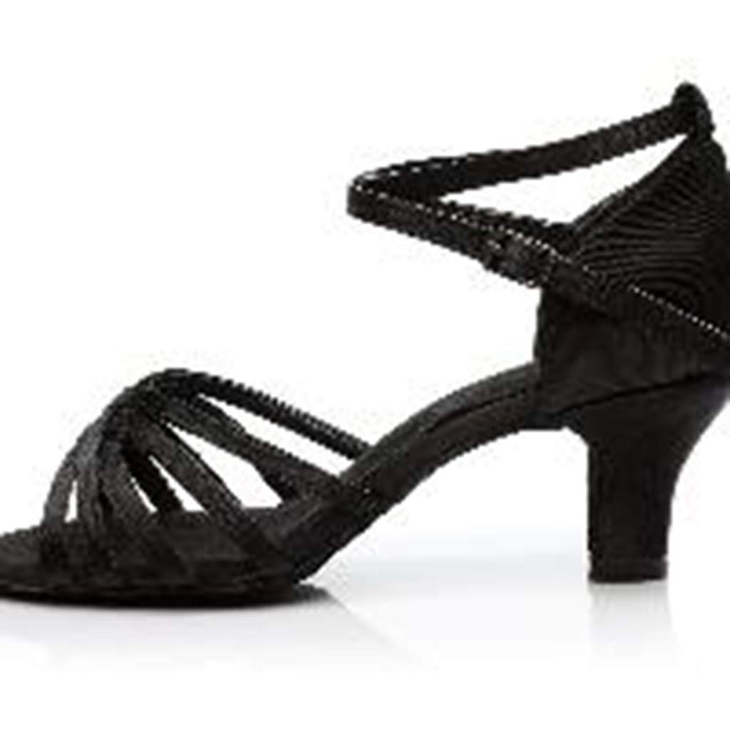 Women's Buckle Kitten Heel Sandals - Dressy Criss Cross Ankle Strap Western Heels for Parties, Weddings & Date Nights