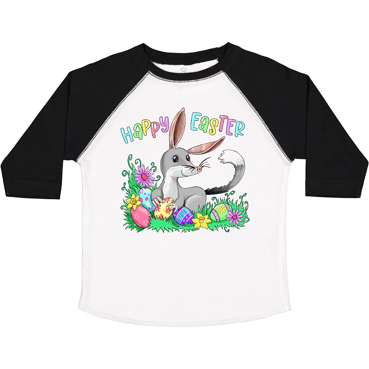 Inktastic Happy Easter Cute Easter Bilby Toddler T-Shirt - Soft Cotton Tee for Kids Easter Outfits & Spring Celebrations