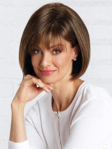 Noriko Wigs Scorpio Partial Monofilament Synthetic Hair Wig - Marble Brown-R, 6.25
