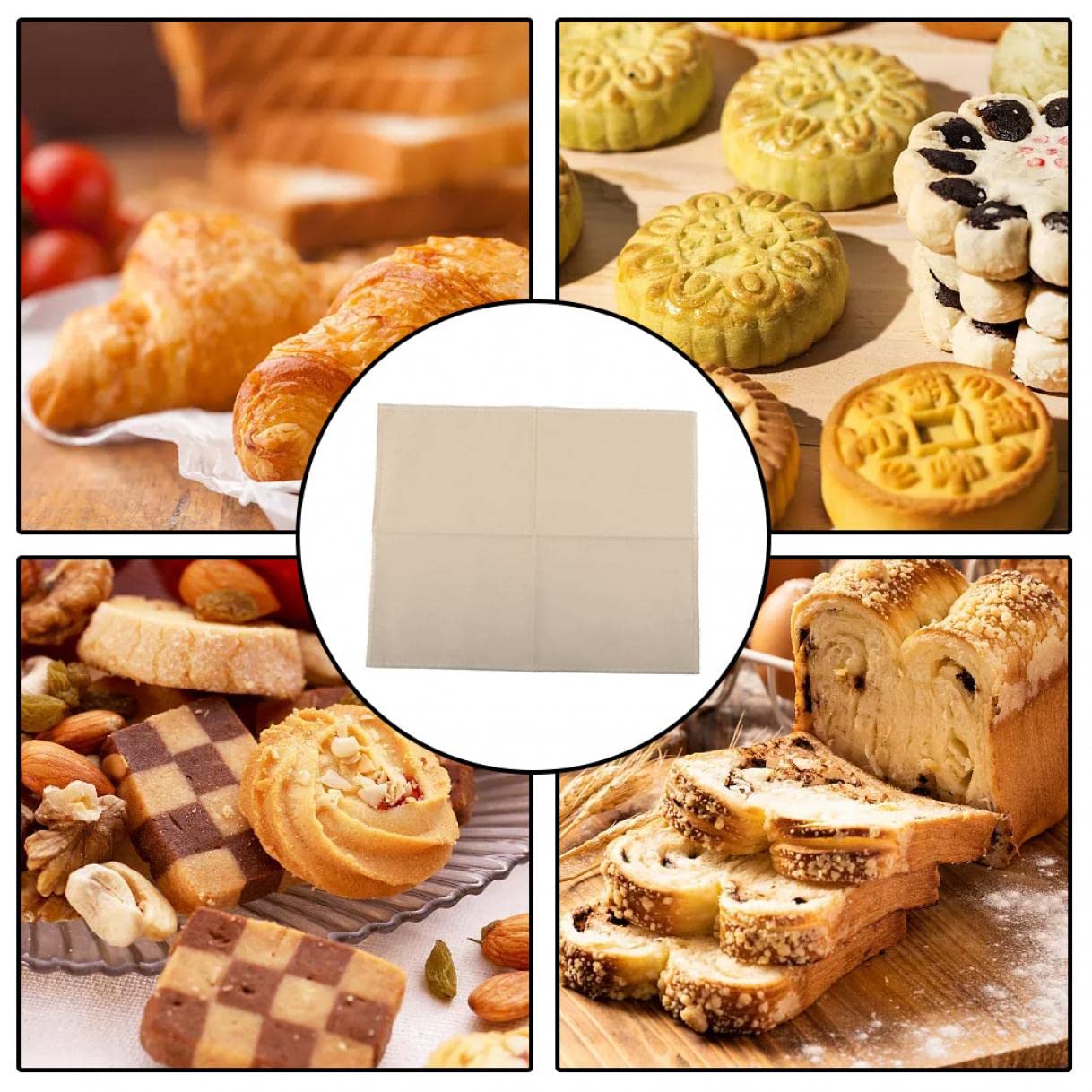 Premium Linen Dough Cloth for Baking - 45 x 75 cm Baker's Linen Bread Making Cloth - Ideal for Dough Preparation, Proofing & Artisan Bread Baking - Perfect for Home Bakers & Professional Kitchens