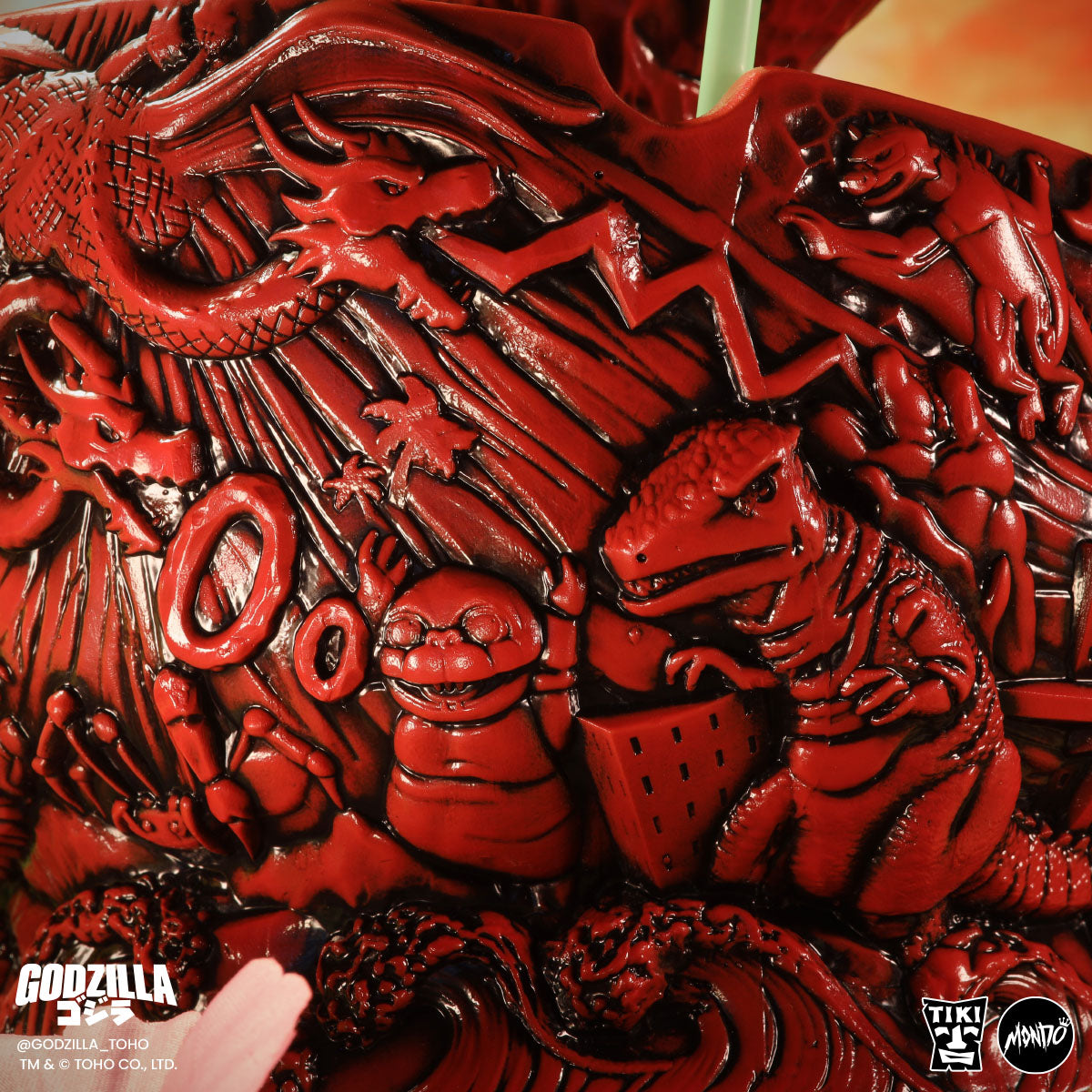 Godzilla Destroy All Monsters Scorpion Bowl - Fire Dragon Variant Collectible Figure | MonsterVerse Action Figure for Display & Collection | Perfect for Fans, Home Decor & Gifts