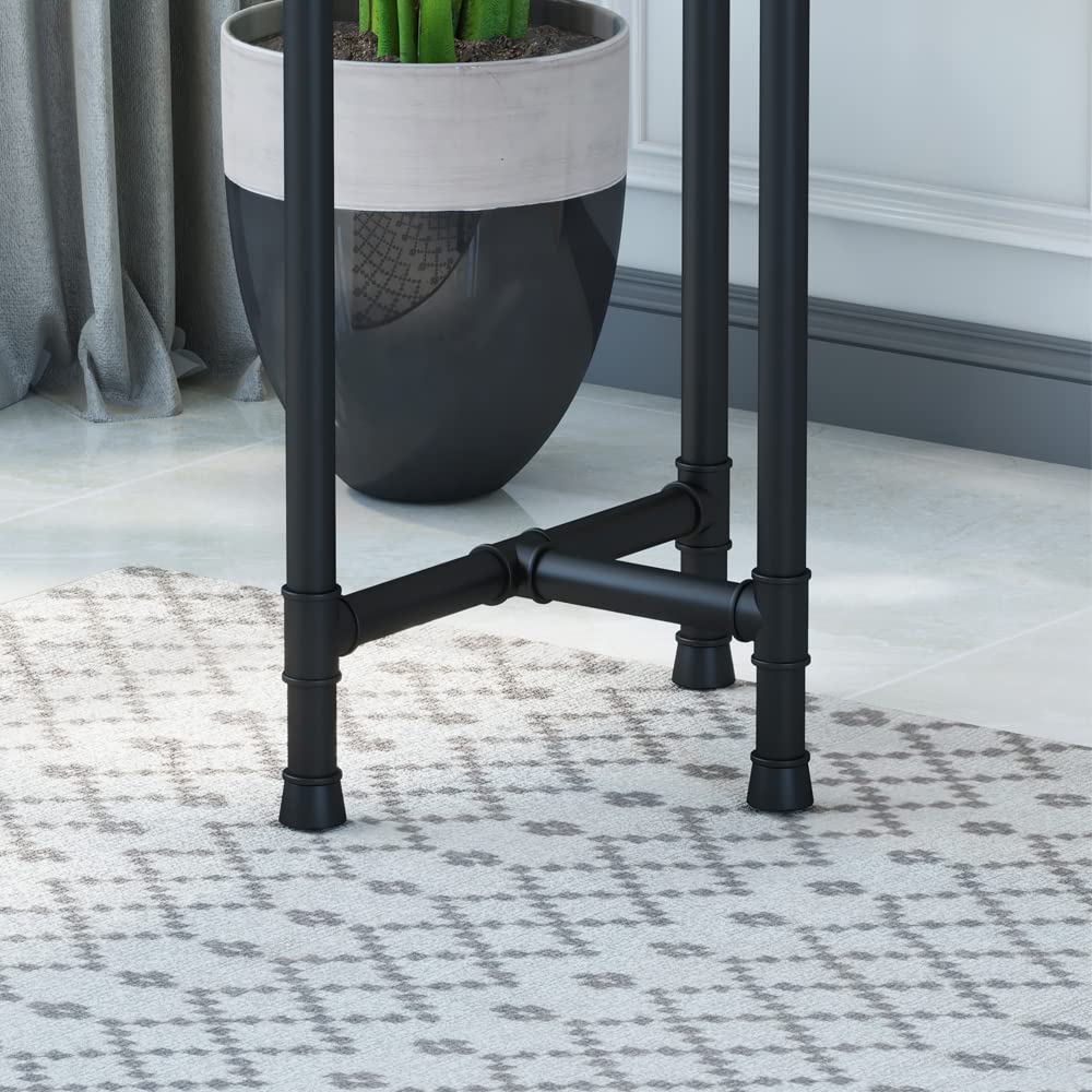 Industrial Pipe Counter Height Dining Table - Solid Wood Bar Table & Pub Table for Modern Dining Room, Office Desk or Laptop Workstation | Perfect for Home Bars, Cafes, and Small Space Living