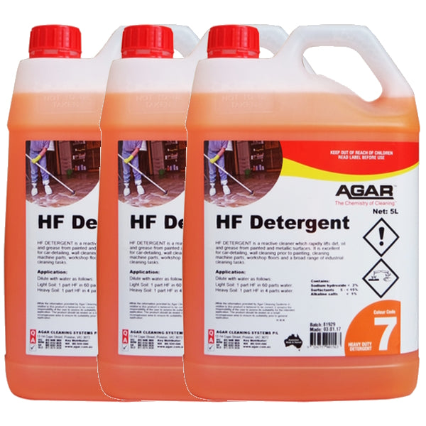Agar HF Detergent for Painted & Metallic Surfaces - Safe Cleaning Solution for Cars, Motorcycles & Household Metal Items